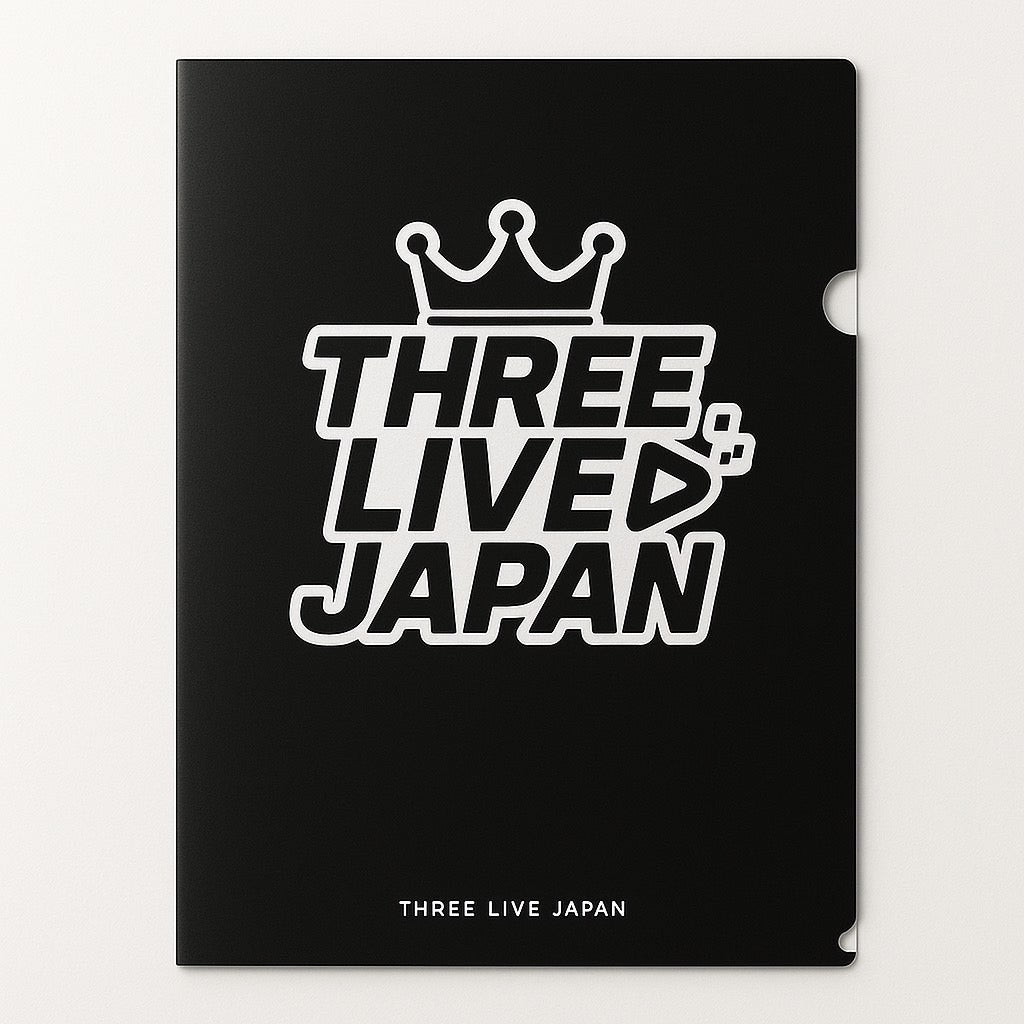 クリアファイル_THREE LIVE JAPAN
