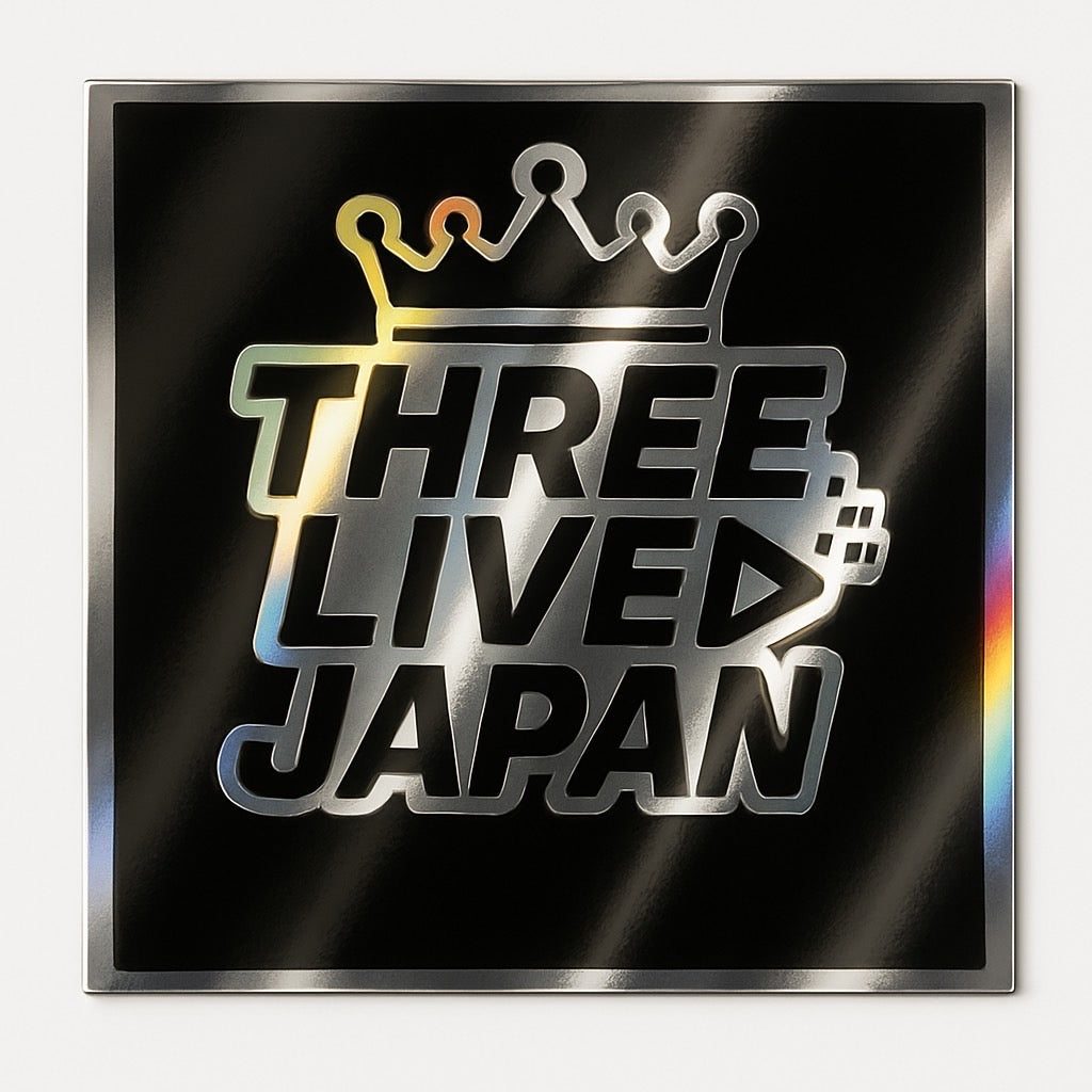 ステッカー_THREE LIVE JAPAN