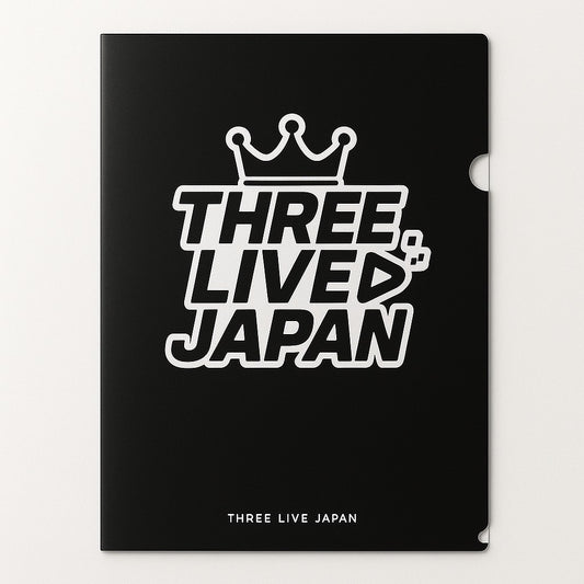 クリアファイル_THREE LIVE JAPAN